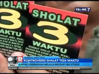 Pihak Ponpes Tidak Membantah Soal Ajakan Salat 3 Waktu
