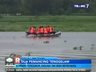Diduga Tak Bisa Berenang, 2 Orang Pemancing Tewas Tenggelam