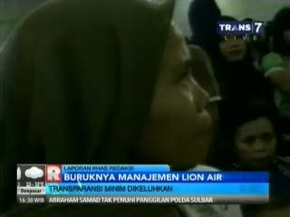 Buruknya Manajemen Lion Air