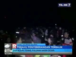 Perahu Penyeberangan Terbalik, Puluhan Orang Masih Dicari