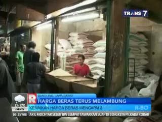 Harga Beras Terus Melambung