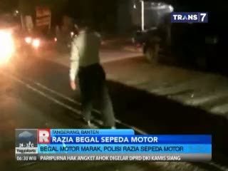 Begal Motor Marak, Polisi Razia Sepeda Motor