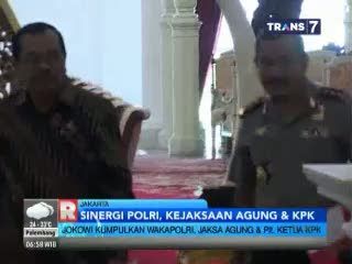 Jokowi Kumpulkan Plt. Ketua KPK,Wakapolri dan Jaksa Agung