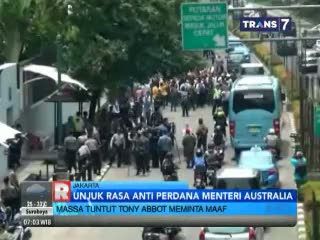 Unjuk Rasa Anti PM Australia