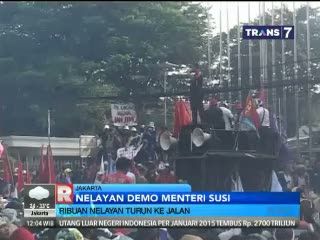 Ribuan Nelayan Turun ke Jalan Demo Menteri Susi