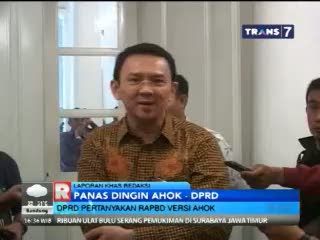 Panas Dingin Hubungan Ahok dengan DPRD