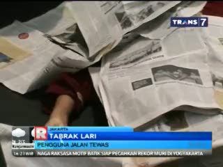 Jadi Korban Tabrak Lari, Seorang Wanita Pejalan Kaki Tewas