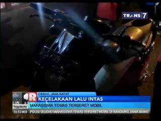 Seorang Mahasiswa Tewas Terseret Mobil Hingga Puluhan Kilometer