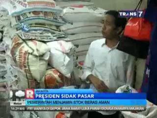 Jokowi Jamin Harga Beras kembali Normal Sepekan Mendatang
