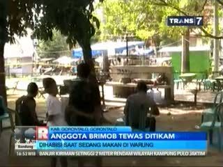 Anggota Brimob Tewas Ditikam 