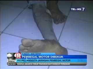 Polisi Menangkap dan Menembak Residivis Pembegal Motor