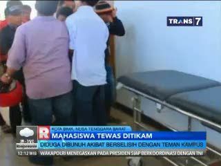 Mahasiswa Tewas Ditikam Teman Kuliahnya