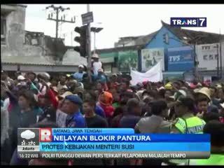 Protes Kebijakan Menteri Susi, Nelayan Blokir Pantura