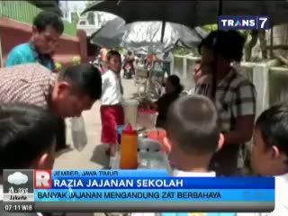 BPOM Jawa Timur Razia Jajanan Sekolah