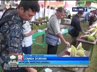 Lomba Durian untuk Mencari Varietas Unggul