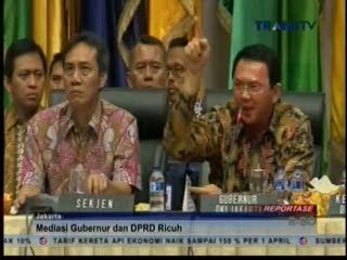 Mediasi Ahok dengan DPRD Ricuh