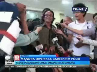 Mandra Diperiksa Bareskrim Polri Terkait Pemalsuan Tanda Tangannya
