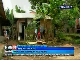 Beras Mahal, Warga Miskin Makan Nasi Aking