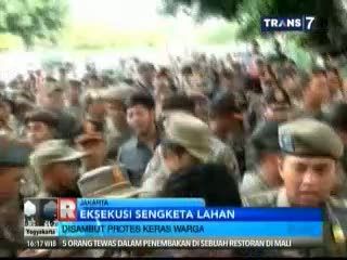 Eksekusi Lahan di Jalan S Parman Berujung Kericuhan