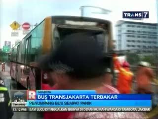 Lagi-lagi, Bus TransJakarta Terbakar