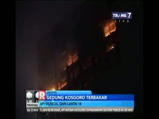 Gedung Kosgoro Terbakar