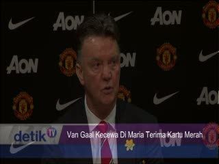 Van Gaal Kecewa Di Maria Terima Kartu Merah