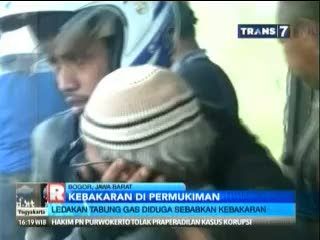Kebakaran Akibat Ledakan Tabung Gas