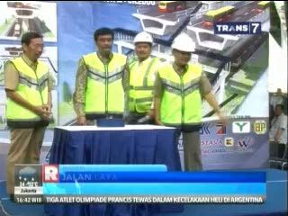 Pembangunan Jalan Layang Koridor 13 Transjakarta