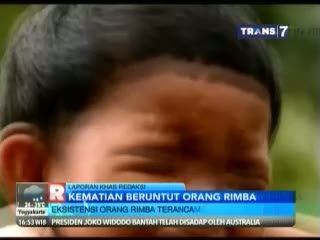 Orang Rimba Krisis Pangan