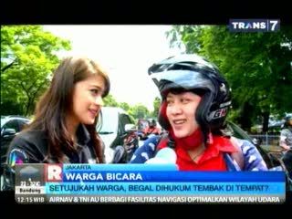 Setujukah Warga Jika Begal Dihukum Tembak di Tempat?