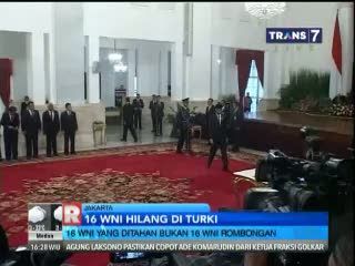 16 WNI yang Ditahan di Turki Bukan 16 WNI Rombongan