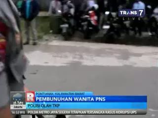 Polisi Olah TKP di Tempat Terbunuhnya PNS Wanita