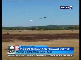 Detik-detik Saat Pesawat Jupiter Bertabrakan