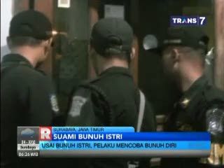 Suami Bunuh Istri Lalu Coba Bunuh Diri