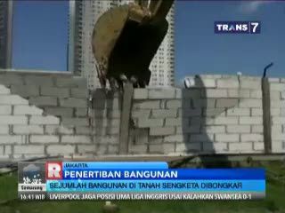 Sejumlah Bangunan di Tanah Sengketa Dibongkar