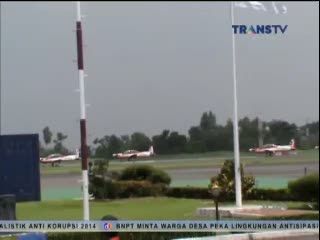 6 Pesawat Jupiter Aerobatik Tim Tiba di Jakarta