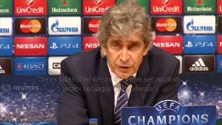 Pellegrini: Kami Tidak Beruntung Dua Tahun Selalu Bertemu Barcelona
