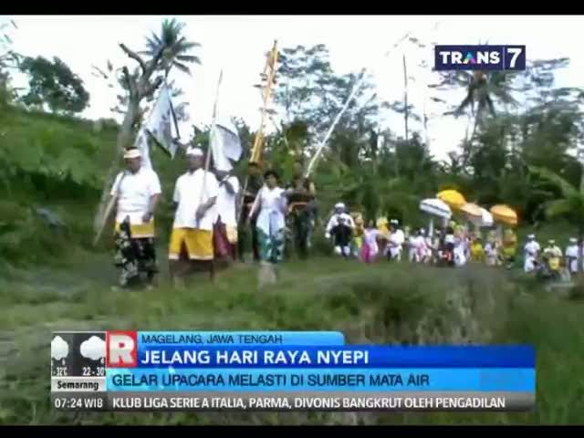 Upacara Jelang Hari Raya Nyepi Umat Hindu