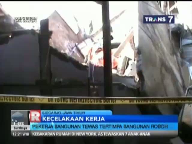 Pria Tewas Tertimpa Beton Toilet