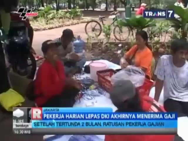 Gaji Pekerja Harian Lepas DKI Akhirnya Cair