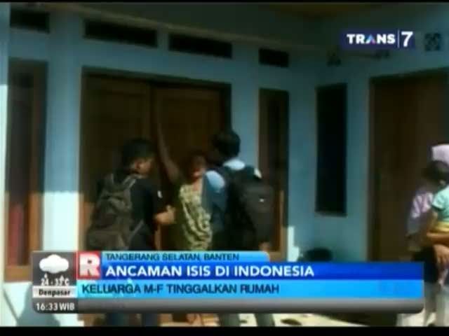 Keluarga Terduga ISIS Tinggalkan Rumah