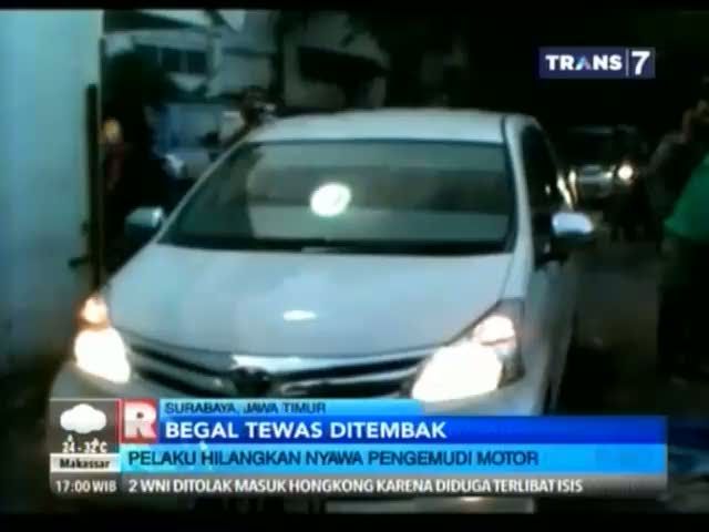 Begal Tewas Ditembak Polisi