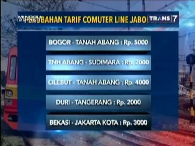 Perubahan Tarif Commuterline Akan Berlaku Awal April Mendatang