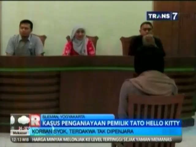 Sidang Kasus Penganiayaan Pemilik Tato Hello Kitty