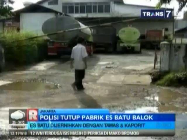 Gawat, Es Batu Pakai Soda Api