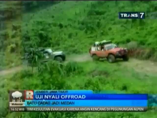 Batu Cadas Jadi Medan buat Penggemar Off Road