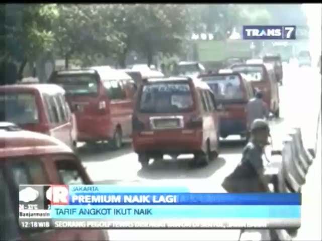 Premium Naik, Tarif Angkot Naik