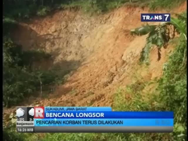 Bencana Longsor di Sukabumi Tewaskan 10 Orang