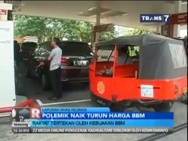 Polemik Naik Turun Harga BBM