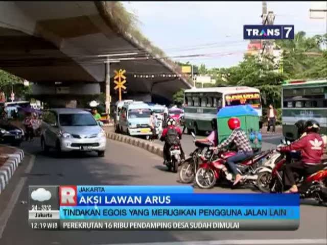 Lawan Arus, Tindakan Egois yang Merugikan Pengguna Jalan Lain